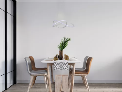 LED dizájn függesztett lámpa 85W, 6000lm, 3000K–6500K, IP20 – TA2311/W