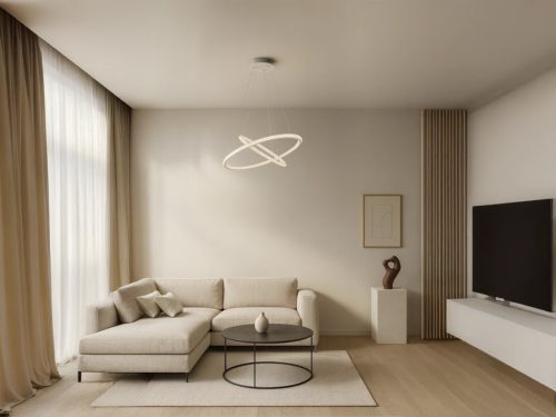 LED dizájn függesztett lámpa 150W 1300x600+400 mm 3000K-6500K IP20 dimmelhető - TA2314/W