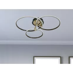   LED dizájn mennyezeti lámpa 64W, 580x500x130 mm, 3000K-6500K, IP20 - TB1301/BG