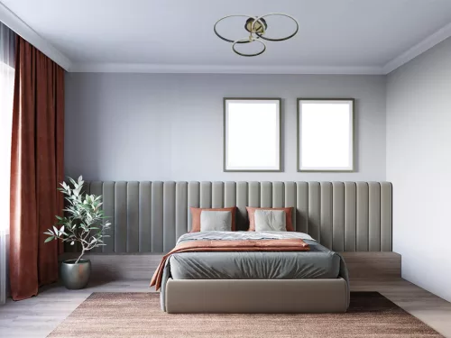 LED dizájn mennyezeti lámpa 64W, 580x500x130 mm, 3000K-6500K, IP20 - TB1301/BG