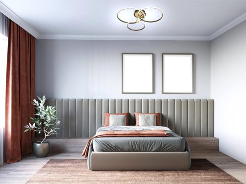 LED dizájn mennyezeti lámpa 64W, 580x500x130 mm, 3000K-6500K, IP20 - TB1301/BG