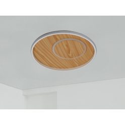   LED dizájn mennyezeti lámpa 65W, 5200lm, 3000-6500K CCT, dimmelhető, RF távirányítóval, IP20 - TB130