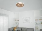 LED dizájn mennyezeti lámpa 65W, 5200lm, 3000-6500K CCT, dimmelhető, RF távirányítóval, IP20 - TB130