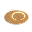 LED dizájn mennyezeti lámpa 65W, 5200lm, 3000-6500K CCT, dimmelhető, RF távirányítóval, IP20 - TB130