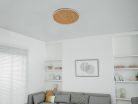 LED dizájn mennyezeti lámpa 65W, 5200lm, 3000-6500K CCT, dimmelhető, RF távirányítóval, IP20 - TB130