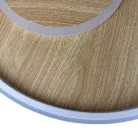 LED dizájn mennyezeti lámpa 65W, 5200lm, 3000-6500K CCT, dimmelhető, RF távirányítóval, IP20 - TB130