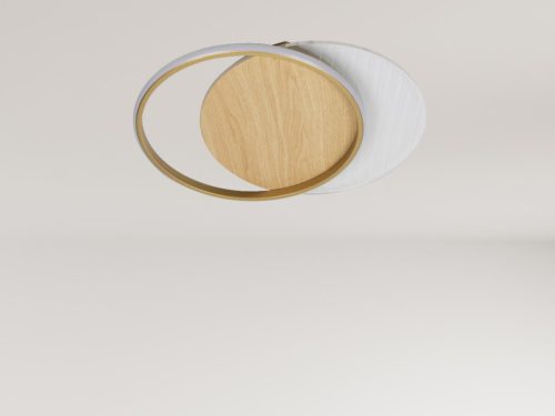 LED dizájn mennyezeti lámpa 60W, 400x505x52 mm, 3000K-6500K, IP20 - TB1303/GW