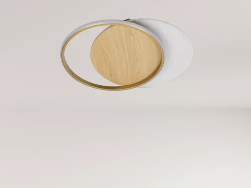 LED dizájn mennyezeti lámpa 60W, 400x505x52 mm, 3000K-6500K, IP20 - TB1303/GW