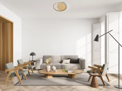 LED dizájn mennyezeti lámpa 60W, 400x505x52 mm, 3000K-6500K, IP20 - TB1303/GW