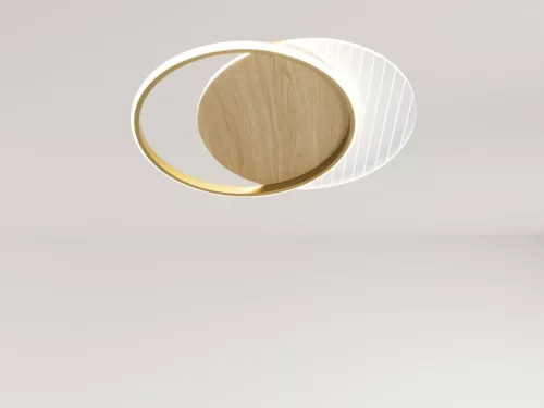 LED dizájn mennyezeti lámpa 60W, 400x505x52 mm, 3000K-6500K, IP20 - TB1303/GW