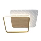 LED dizájn mennyezeti lámpa 60W, 505x505x52 mm, 3000K-6500K, IP20 - TB1304/GW