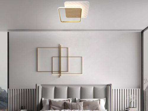 LED dizájn mennyezeti lámpa 60W, 505x505x52 mm, 3000K-6500K, IP20 - TB1304/GW