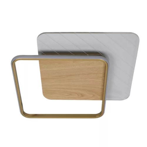 LED dizájn mennyezeti lámpa 60W, 505x505x52 mm, 3000K-6500K, IP20 - TB1304/GW