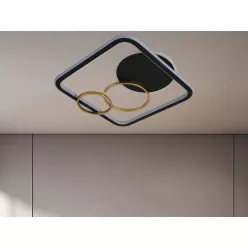   LED dizájn mennyezeti lámpa 70W, 500x450x68 mm, 3000K-6500K, IP20 - TB1305/BG