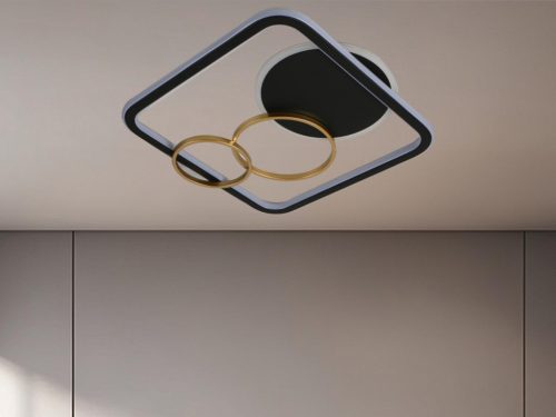 LED dizájn mennyezeti lámpa 70W, 500x450x68 mm, 3000K-6500K, IP20 - TB1305/BG