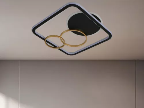 LED dizájn mennyezeti lámpa 70W, 500x450x68 mm, 3000K-6500K, IP20 - TB1305/BG