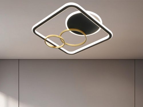 LED dizájn mennyezeti lámpa 70W, 500x450x68 mm, 3000K-6500K, IP20 - TB1305/BG