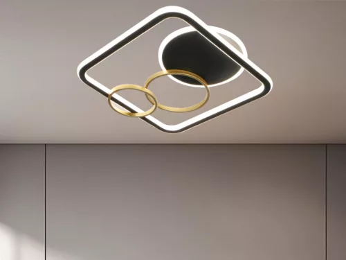 LED dizájn mennyezeti lámpa 70W, 500x450x68 mm, 3000K-6500K, IP20 - TB1305/BG