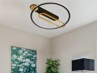 LED dizájn mennyezeti lámpa 60W, 499x450x68 mm, 3000K-6500K, IP20 - TB1306/BG