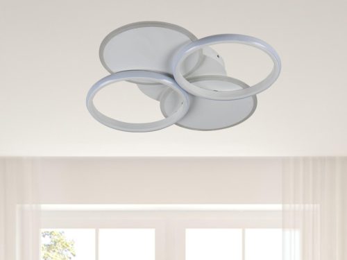 LED dizájn mennyezeti lámpa 70W, 490x65 mm, 3000K-6500K, IP20 - TB1307/W