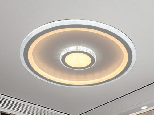 LED dizájn mennyezeti lámpa 90W, 8100 lm, 3000K-6500K, dimmelhető, IP20 - TB1308/W
