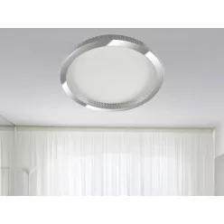   LED dizájn mennyezeti lámpa 80W, 7600 lm, 3000K-6500K, dimmelhető, IP20 - TB1309/CH