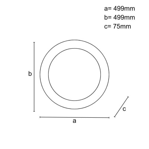 LED dizájn mennyezeti lámpa 80W, 7600 lm, 3000K-6500K, dimmelhető, IP20 - TB1309/CH