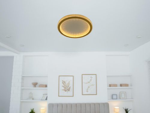 LED dizájn mennyezeti lámpa 80W, 7600 lm, 3000K-6500K, dimmelhető, IP20 - TB1309/G