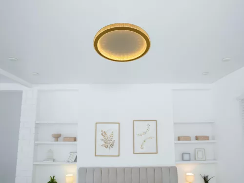 LED dizájn mennyezeti lámpa 80W, 7600 lm, 3000K-6500K, dimmelhető, IP20 - TB1309/G