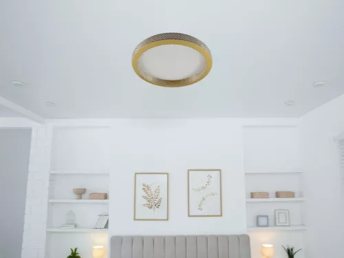 LED dizájn mennyezeti lámpa 80W, 7600 lm, 3000K-6500K, dimmelhető, IP20 - TB1309/G