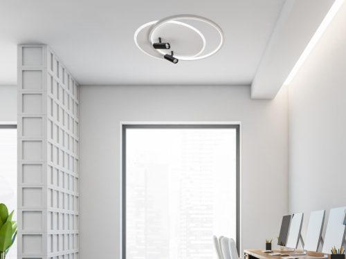LED mennyezeti lámpa 65W, 5000lm, 3000K-6500K, dimmelhető, IP20, 490x400x115 mm - TB1310/WB