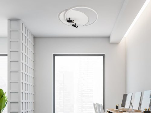 LED mennyezeti lámpa 65W, 5000lm, 3000K-6500K, dimmelhető, IP20, 490x400x115 mm - TB1310/WB