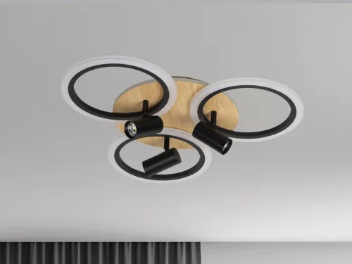 LED mennyezeti lámpa 70W, 5500lm, 3000K-6500K, dimmelhető, IP20, 582x115 mm - TB1311/BW