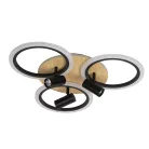 LED mennyezeti lámpa 70W, 5500lm, 3000K-6500K, dimmelhető, IP20, 582x115 mm - TB1311/BW