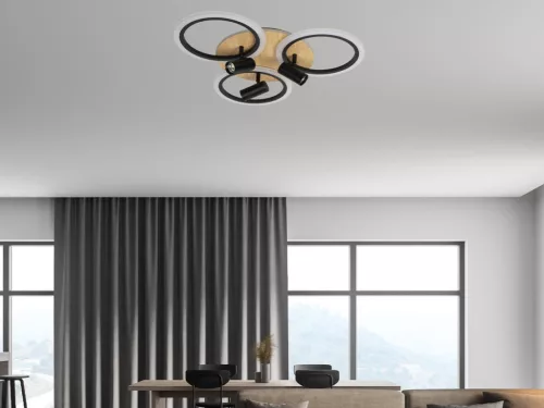 LED mennyezeti lámpa 70W, 5500lm, 3000K-6500K, dimmelhető, IP20, 582x115 mm - TB1311/BW