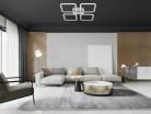 LED négyzet mennyezeti lámpa 95W 550x550x70 mm 3000K-6500K IP20 - TB1312/W