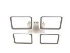 LED négyzet mennyezeti lámpa 95W 550x550x70 mm 3000K-6500K IP20 - TB1312/W