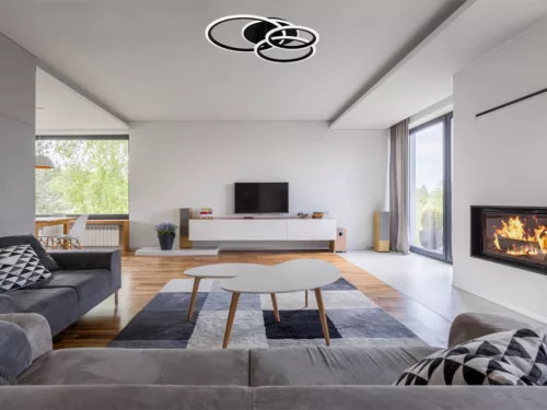 LED négyzet mennyezeti lámpa 90W 525x590x110 mm 3000K-6500K IP20 - TB1313/B