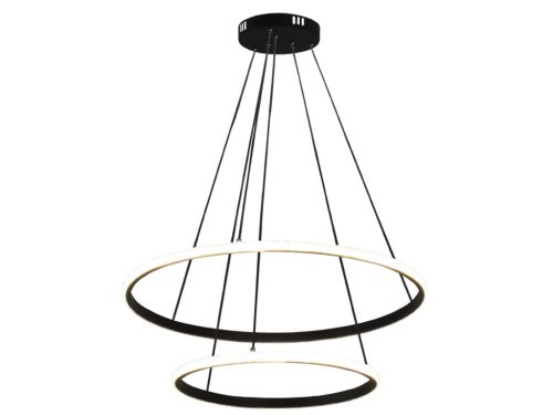LED kör függesztett lámpa 55W 400+600x1200 mm 3000K-6500K IP20 - TB2301/B