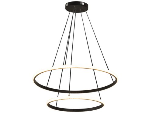 LED kör függesztett lámpa 55W 400+600x1200 mm 3000K-6500K IP20 - TB2301/B