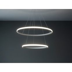   LED kör függesztett lámpa 55W 400+600x1200 mm 3000K-6500K IP20 - TB2301/W