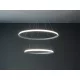 LED kör függesztett lámpa 55W 400+600x1200 mm 3000K-6500K IP20 - TB2301/W