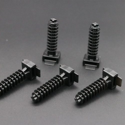 Kábelkötegelő tartó 8 mm fekete PA 6.6 - TH01