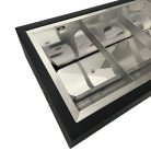 LED Féncső armatúra 2 x T8 / 1200 mm Fekete IP20 - TL302B