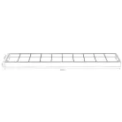 LED fénycső armatúra 2 x T8 36W 200x1200 mm IP65 - TL302