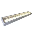 LED fénycső armatúra 2 x T8 36W 200x1200 mm IP65 - TL302