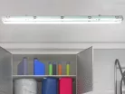 LED fénycső armatúra 2x T8 36W 1260x140x100 mm IP65 - TL401