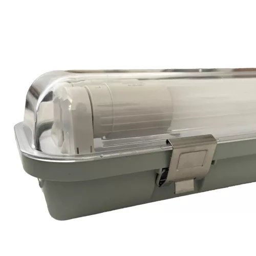 LED fénycső armatúra 2x T8 36W 1260x140x100 mm IP65 - TL401
