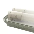 LED fénycső armatúra 2x T8 36W 1260x140x100 mm IP65 - TL401