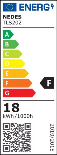 LED fénycső 18W T8, 1200mm, 6500K hideg fehér, G13 foglalat - TLS202/25